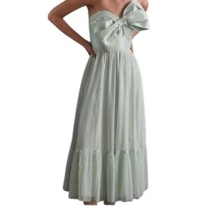 NWOt Anthropologie Hutch Tulle Bow-Tie Midi Dress. Worn once